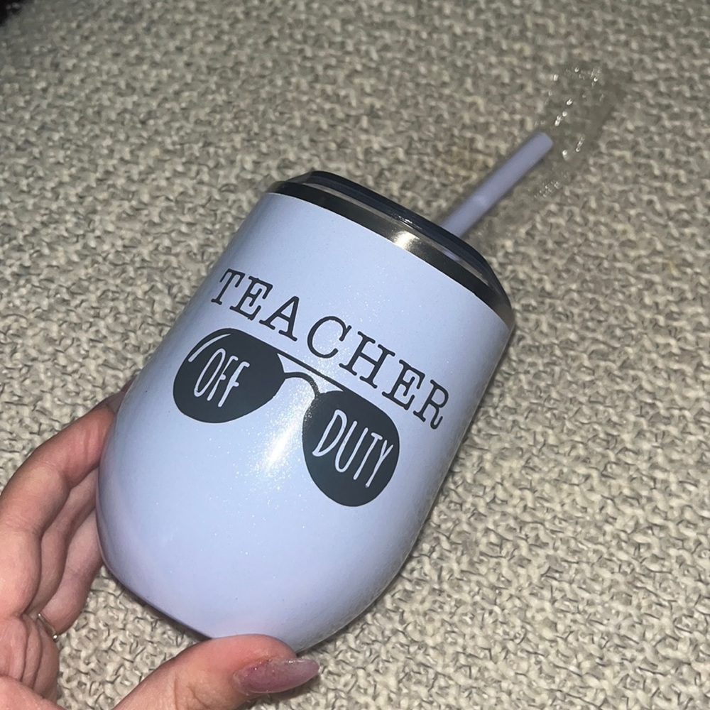Cup with straw, NWT